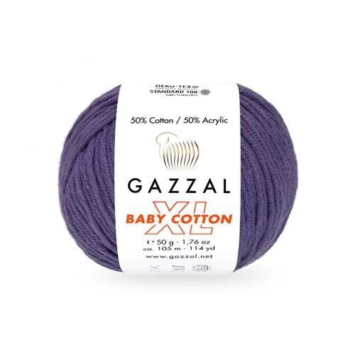 Пряжа Gazzal Baby Cotton XL