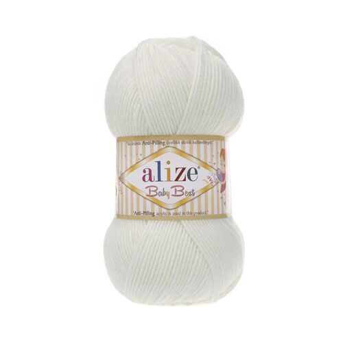 Пряжа Alize Baby Best 450 жемчужный