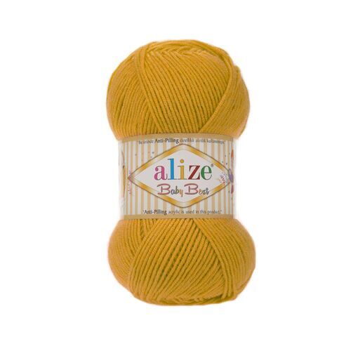 Пряжа Alize Baby Best 281 желтый