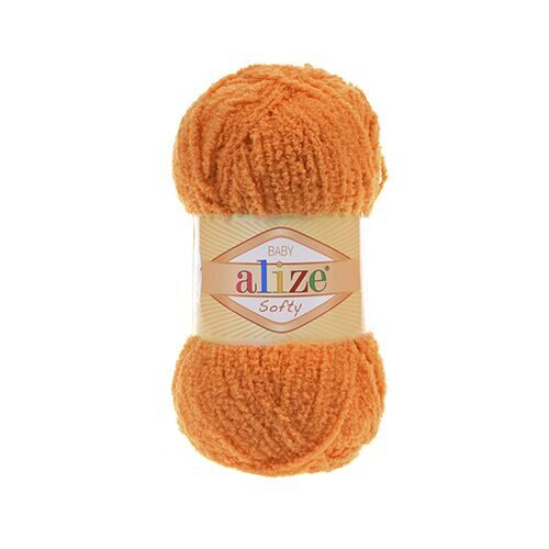 Пряжа Alize Softy 06 оранжевый